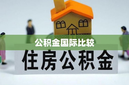 路桥公积金国际比较