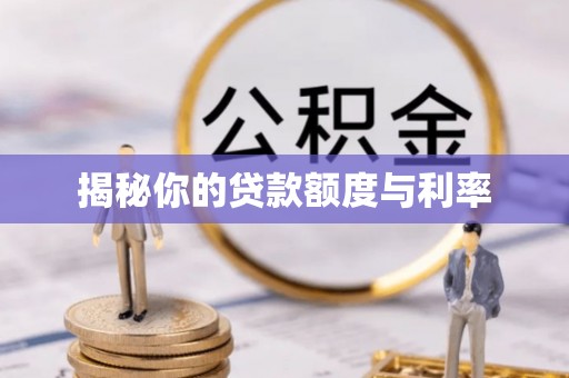路桥揭秘你的贷款额度与利率