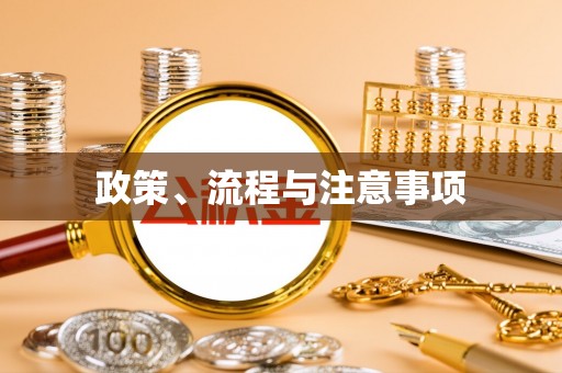 路桥政策、流程与注意事项